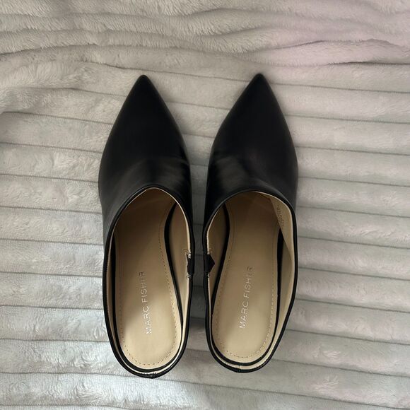 Marc Fisher Pointed Block Heel Mule Size 8.5 - Picture 5 of 10